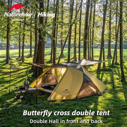 Naturehike tent butterfly tent, Sports Equipment, Hiking & Camping on Carousell