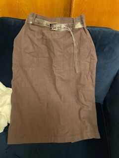 New Intique Skirt with Pockets and Belt