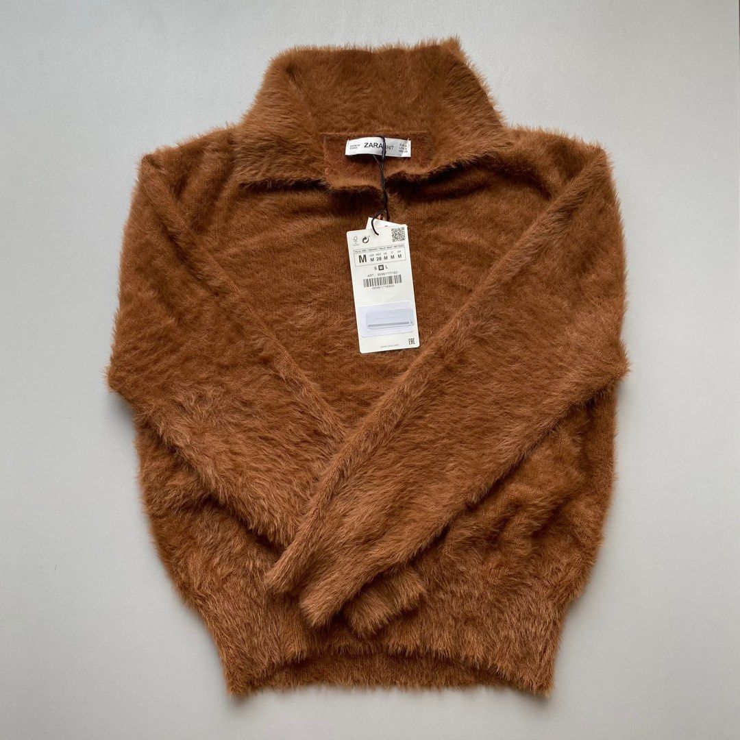 Champion sweater brown zara deals