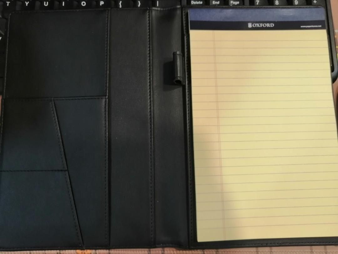 (NEW)OPLUM Portable Business smart note Padfolio with pockets & phone