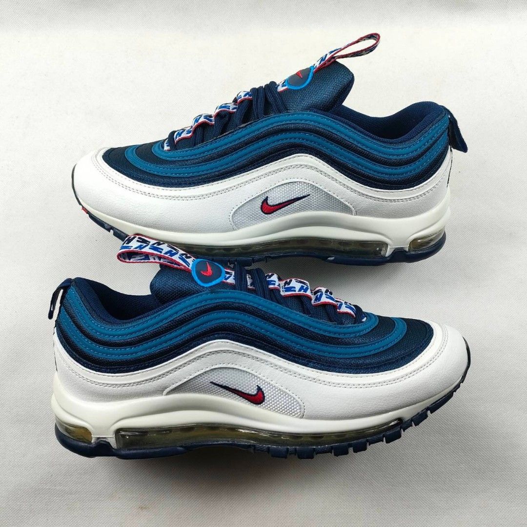 97 blue and white