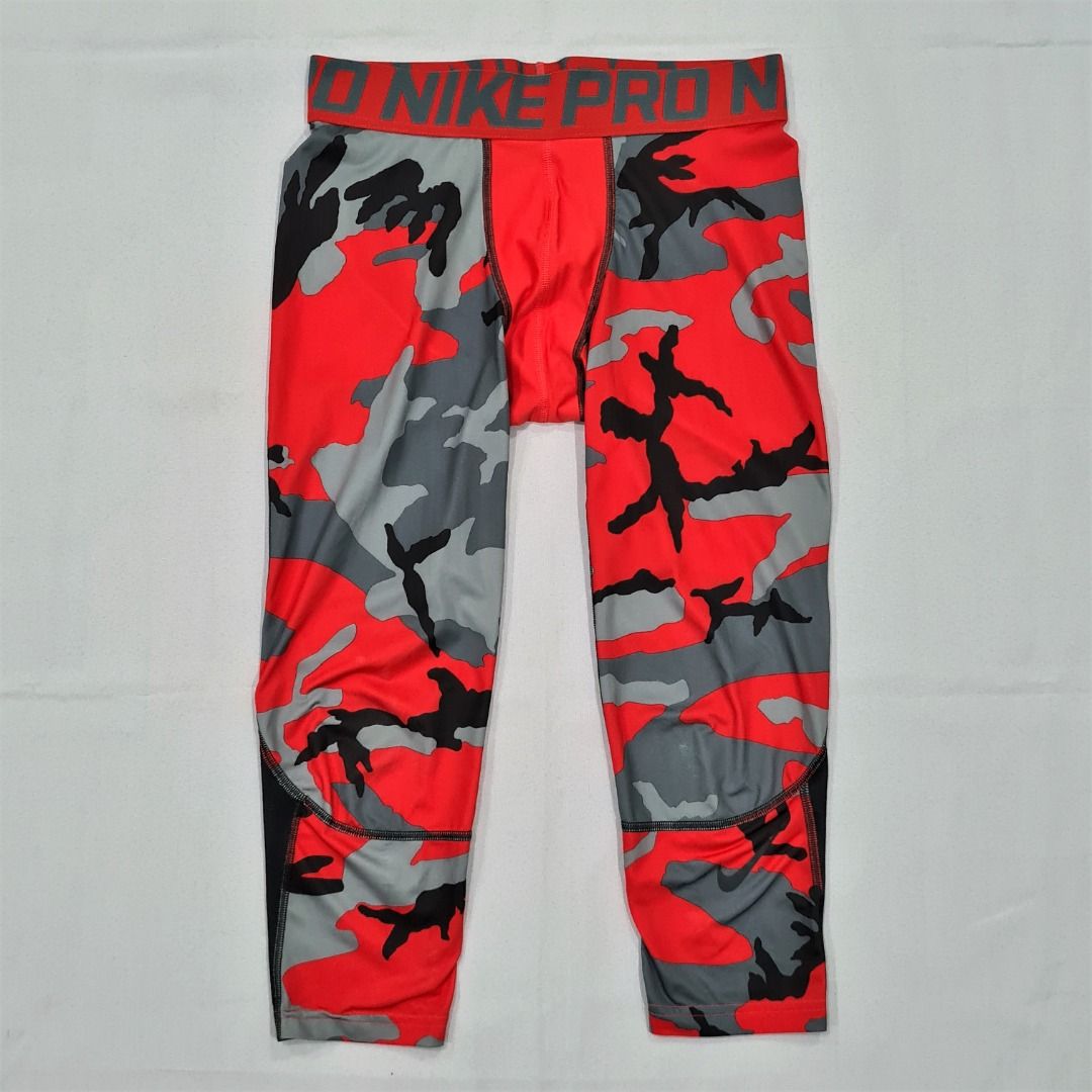 Nike compression deals pants red