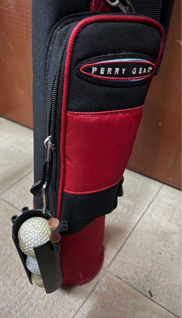 Perry Gear Golf bag with Maruman, Browning and Ping golf clubs, Sports Equipment, Sports & Games