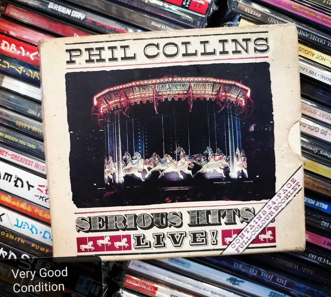 Phil Collins Serious Hits Live! Original CD Phil Collins CD Original CDs for Sale, Hobbies