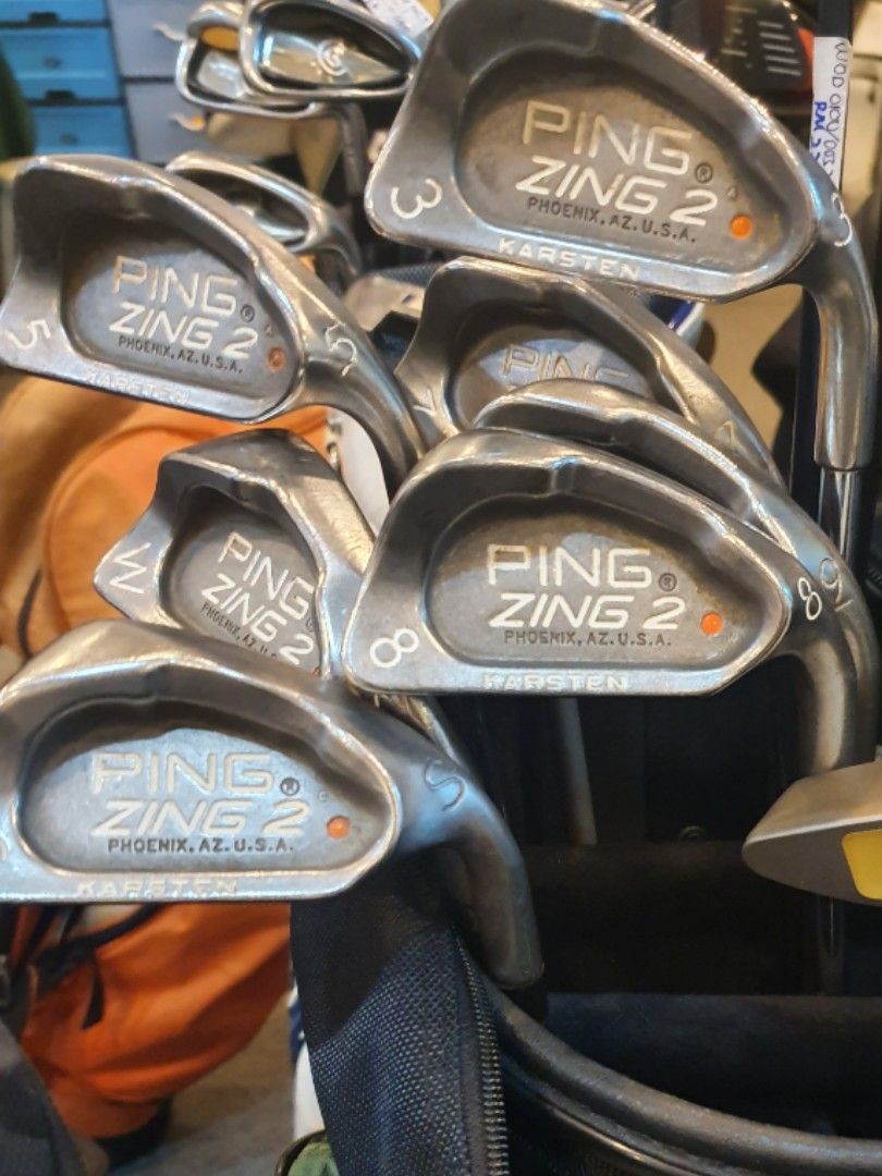 Ping Zing Full set with Brand new Pign Cart Bag Collection set, Sports