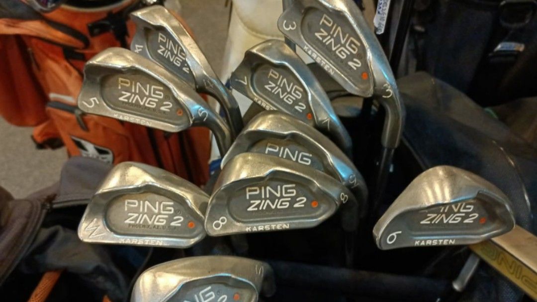 Ping Zing Full set with Brand new Pign Cart Bag Collection set, Sports