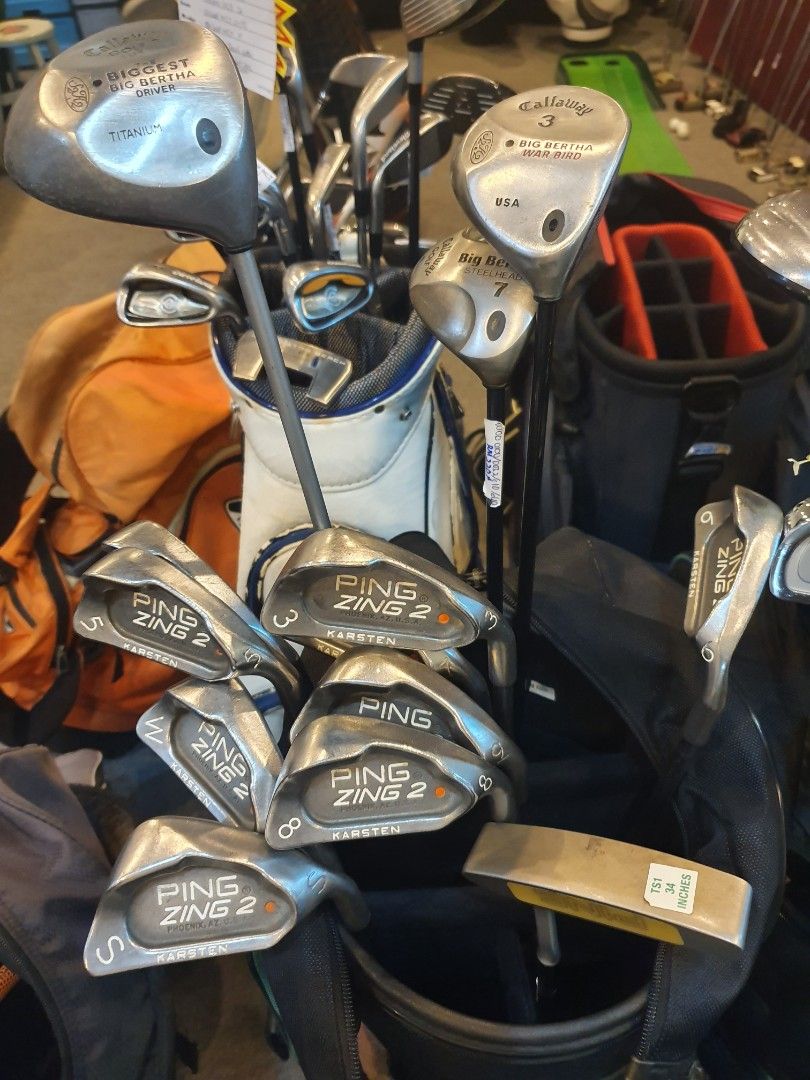 Ping Zing Full set with Brand new Pign Cart Bag Collection set, Sports