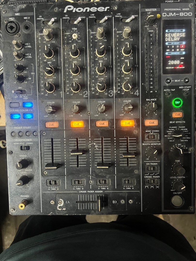 超美品Pioneer DJM-800 パイオニア DJミキサー 音響機材 ミキサー DJ機材　0608-02(10) DJミキサー