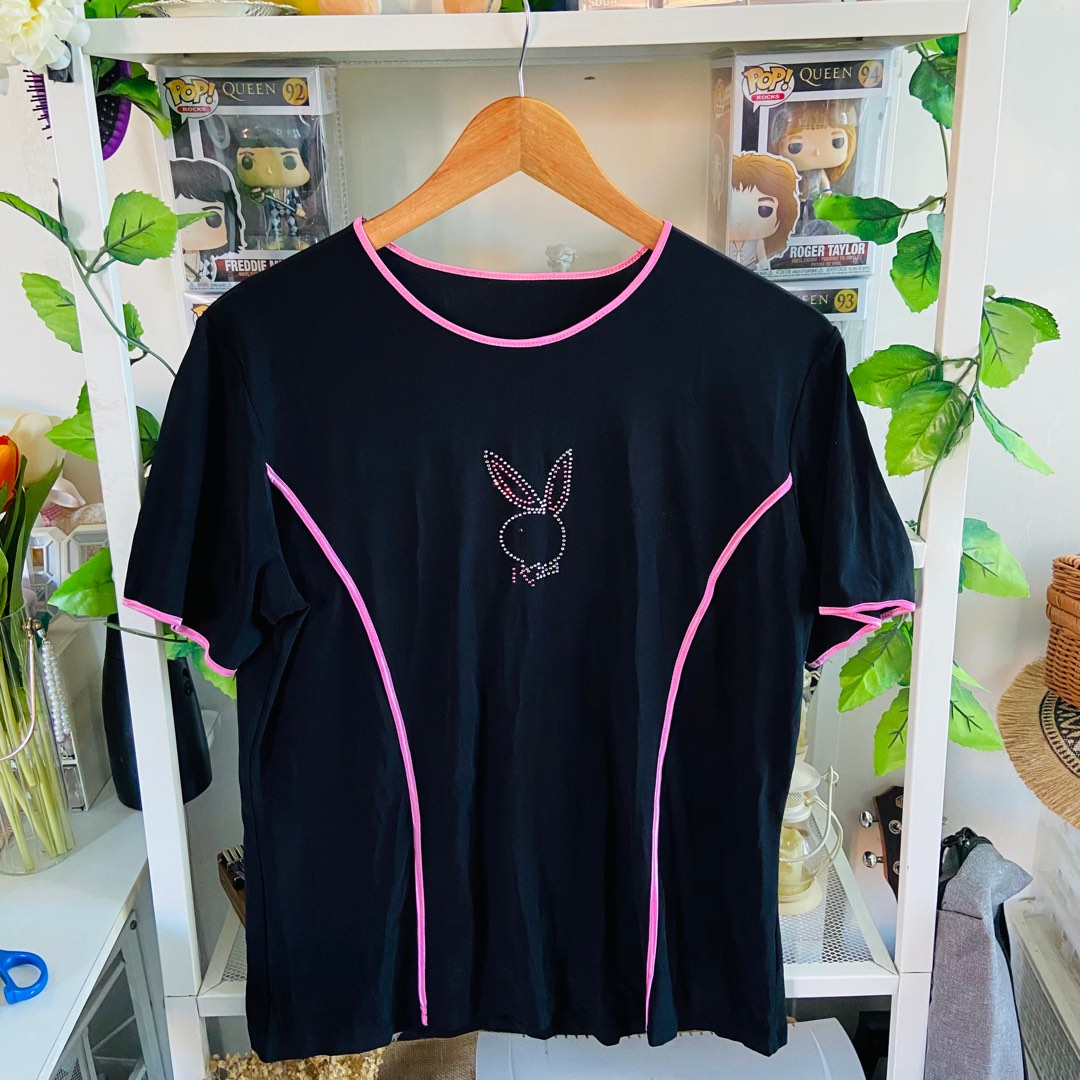 Playboy Rabbit Semi Drifit Shirt on Carousell