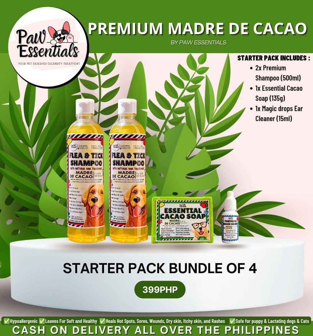 PREMIUM MADRE DE CACAO STARTER PACK BUNDLE OF 4, Pet Supplies, Health