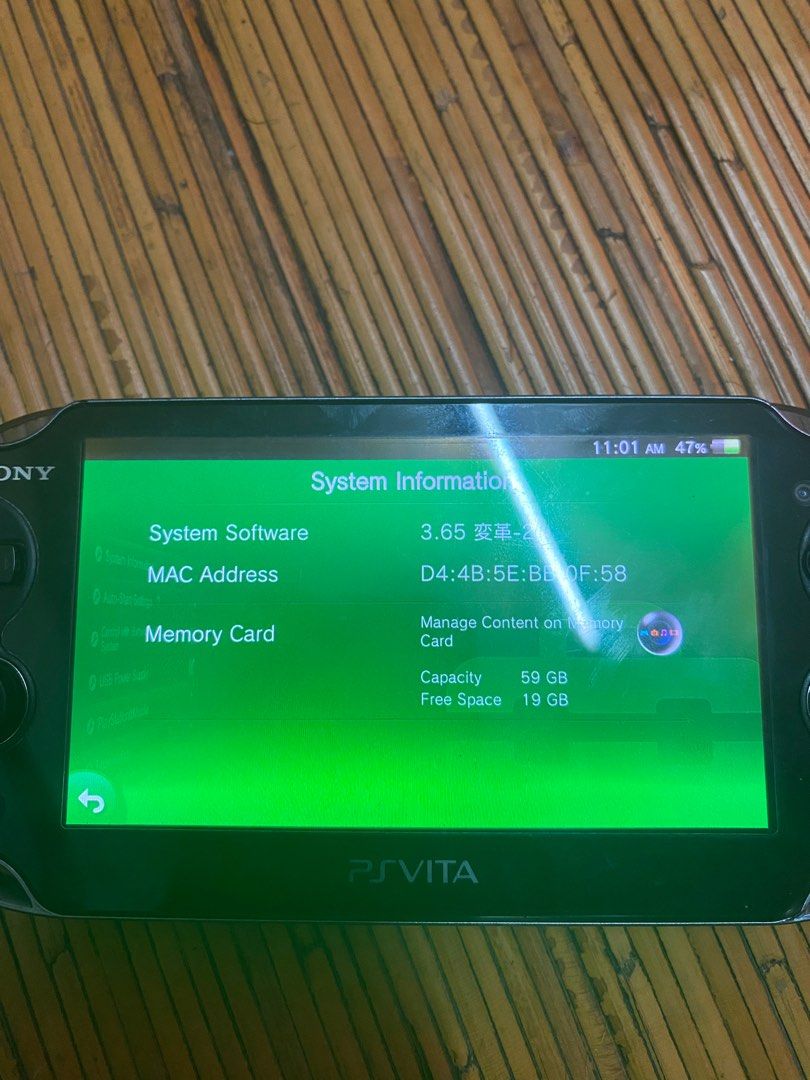 Ps vita henkaku 1k oled 64gb, Video Gaming, Video Game Consoles