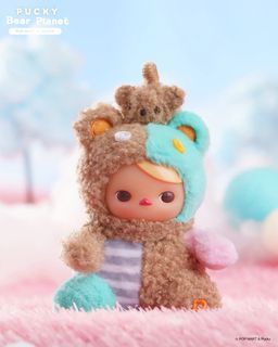 PUCKY BEAR PLANET KEYCHAIN SERIES