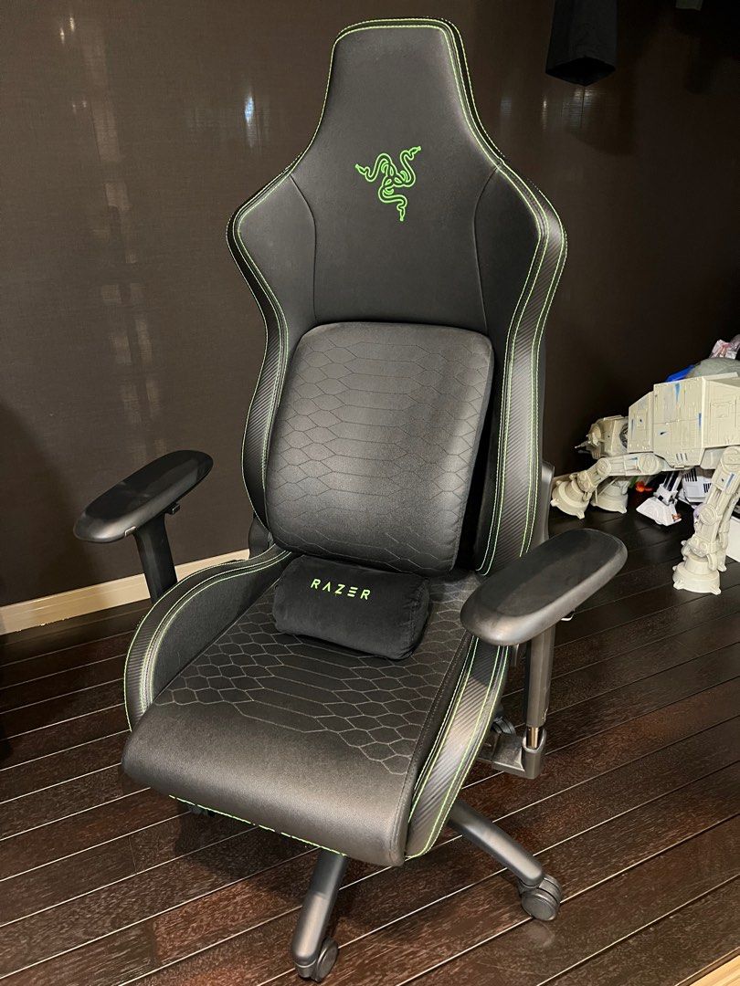 Razer gaming chair, Furniture & Home Living, Furniture, Chairs on Carousell