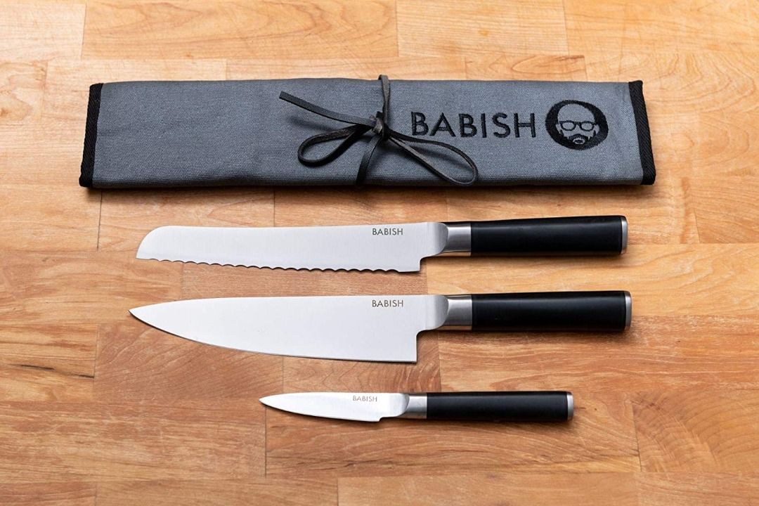 Babish High-Carbon 1.4116 German Steel 14 Piece Full Tang Forged Knife