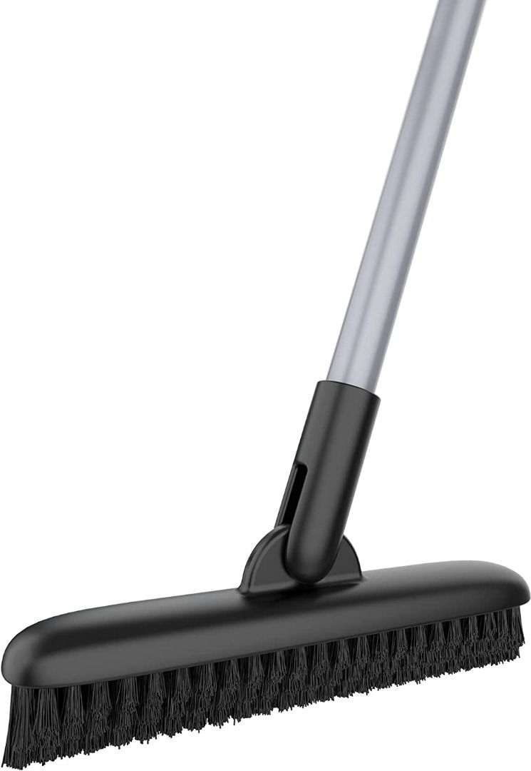 MR.SIGA Dish Brush with Non Slip Handle Built-in Scraper, Scrub