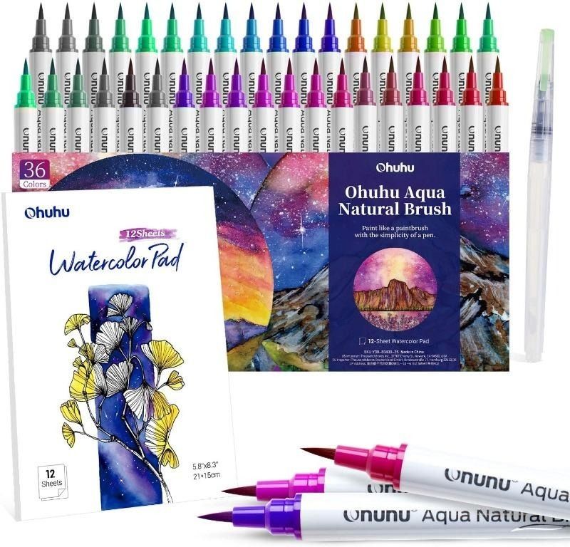 Ohuhu Maui 160 Colors Dual Tips Water Based Art Markers ,Brush & Finel –  ohuhu