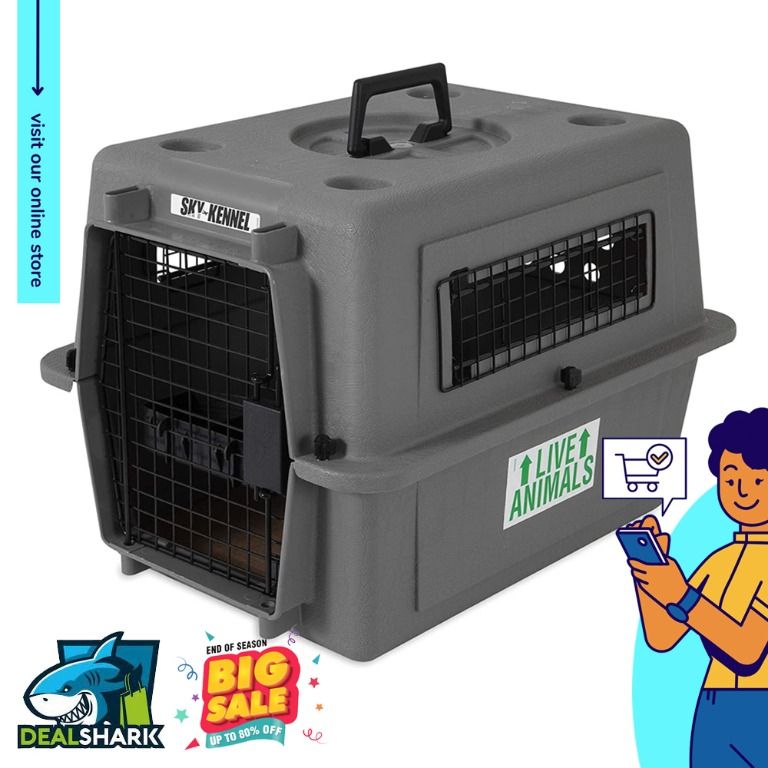 Petmate sky kennel portable dog crate travel items included 6 sizes online