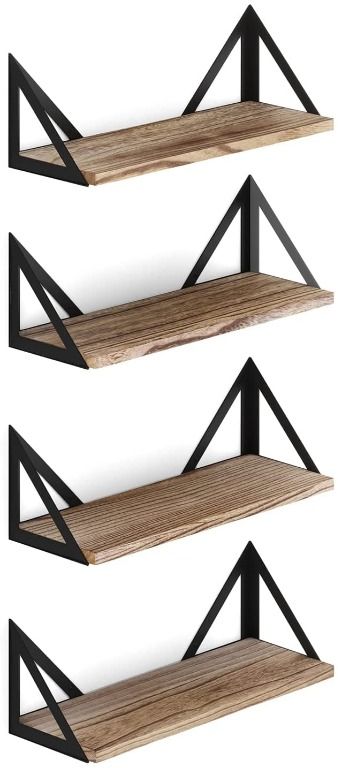 readystock Wallniture Minori Floating Shelves Set of 4 Small
