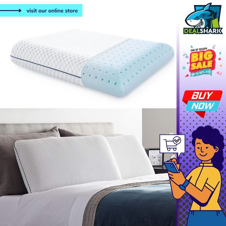 readystock WEEKENDER WKQQ30GF Ventilated Gel Memory Foam Pillow