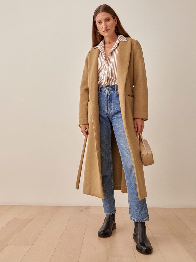 Reformation discount camel coat