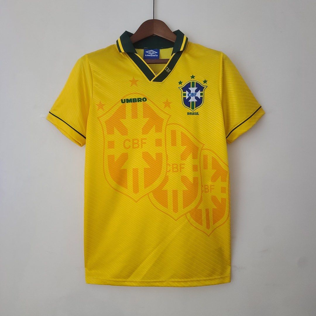 Retro Brazil Jersey 93-94-97 season Football Jersey Soccer Jersey