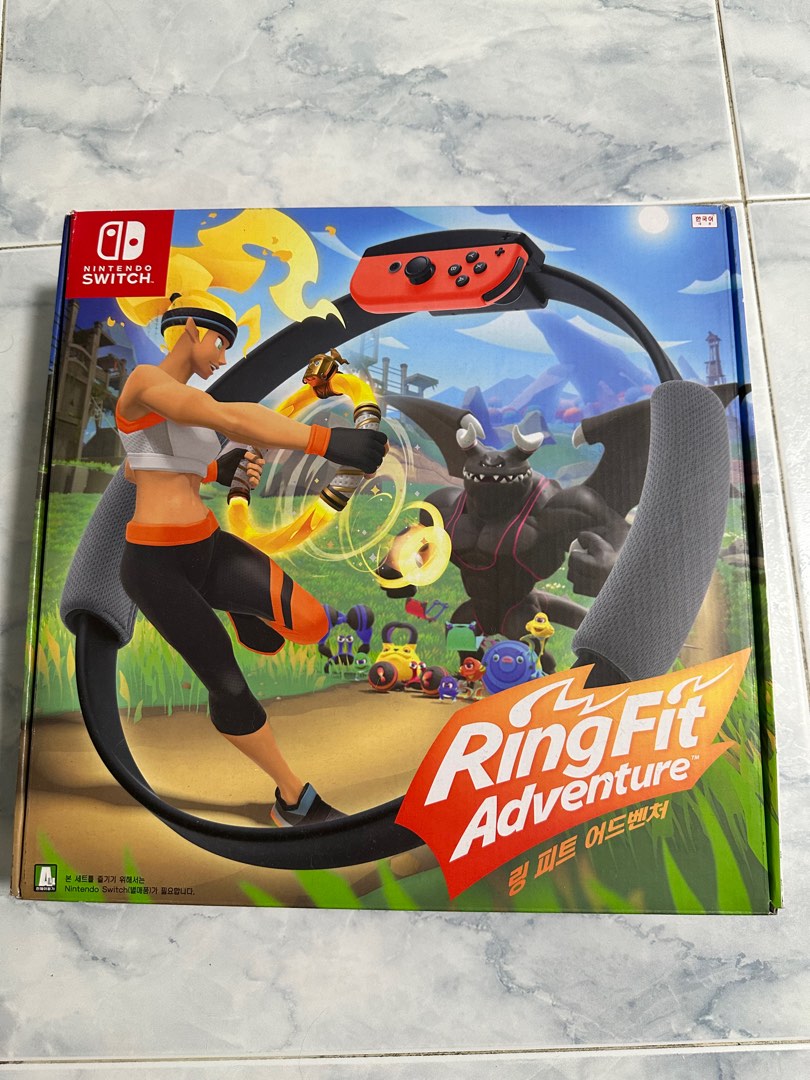 Ring fit shop adventure game cartridge