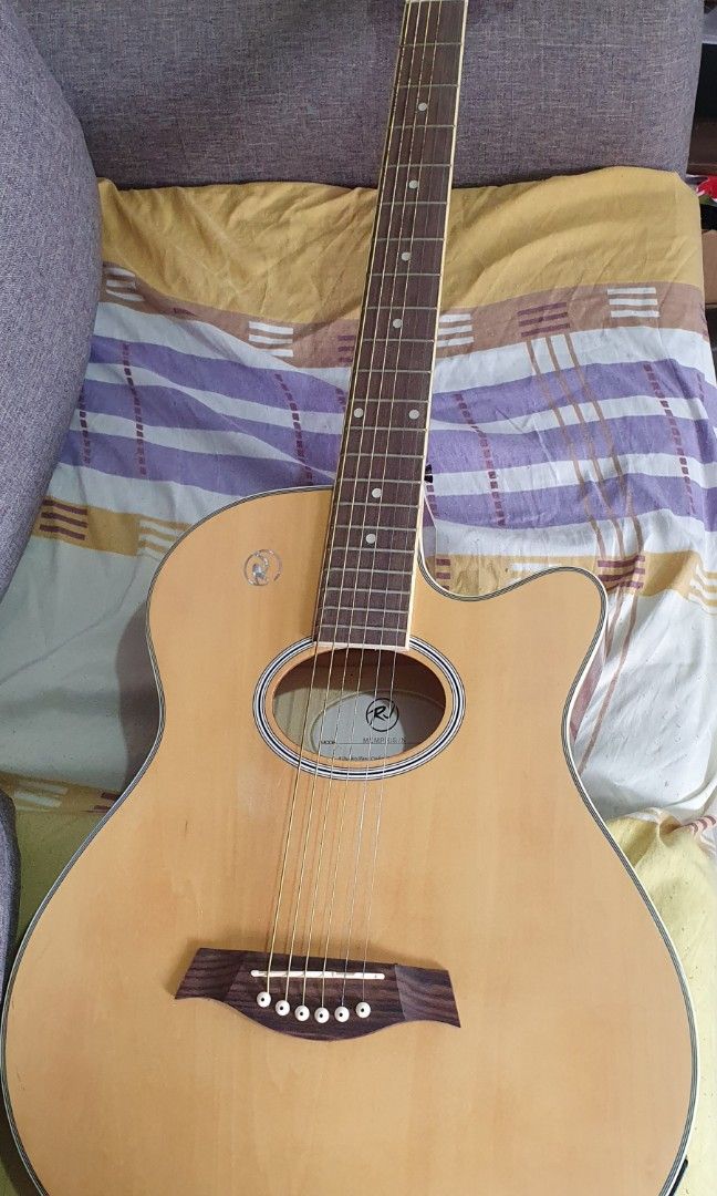 RJ ACOUSTIC/ELECTRIC GUITAR on Carousell