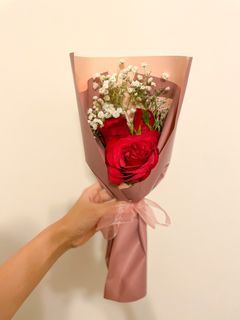Rose bouquet fresh flower Valentine’s Day self collection delivery