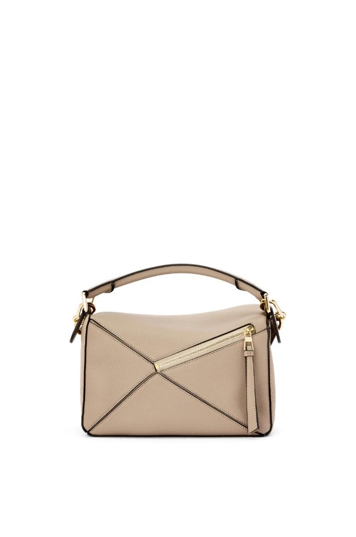 Small Puzzle bag in soft grained calfskin Sand - LOEWE