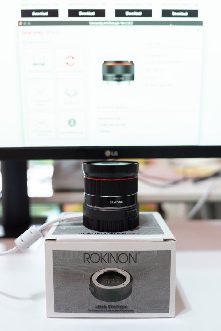 Samyang / Rokinon Lens Station Firmware Update Service for Sony E Mount