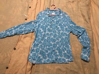 Sandro blue shirt M