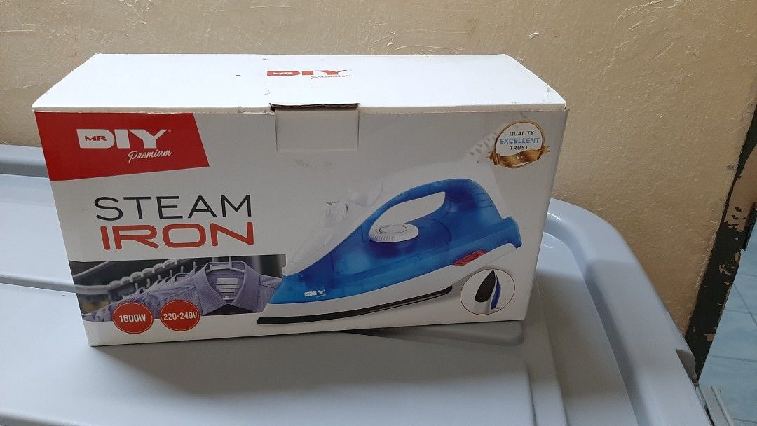 seterika diy/ steam iron mr diy, TV & Home Appliances, Irons & Steamers