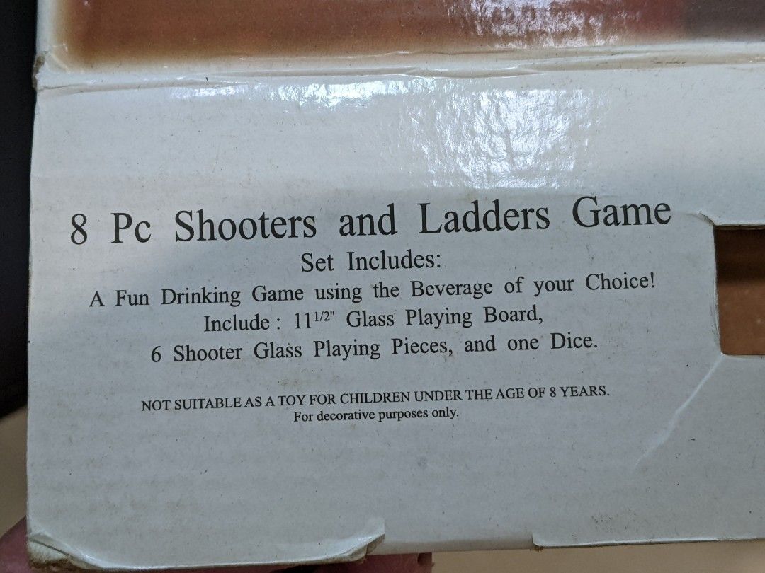 Shooters and Ladders Game, Hobbies & Toys, Toys & Games on Carousell