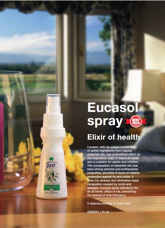 Spray Eucasol Just - 75 Ml