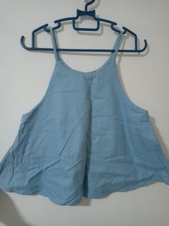 Sleeveless Top (Light Blue) Free NM