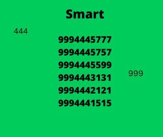 Smart Vanity SIM Cards 999444 999prefix