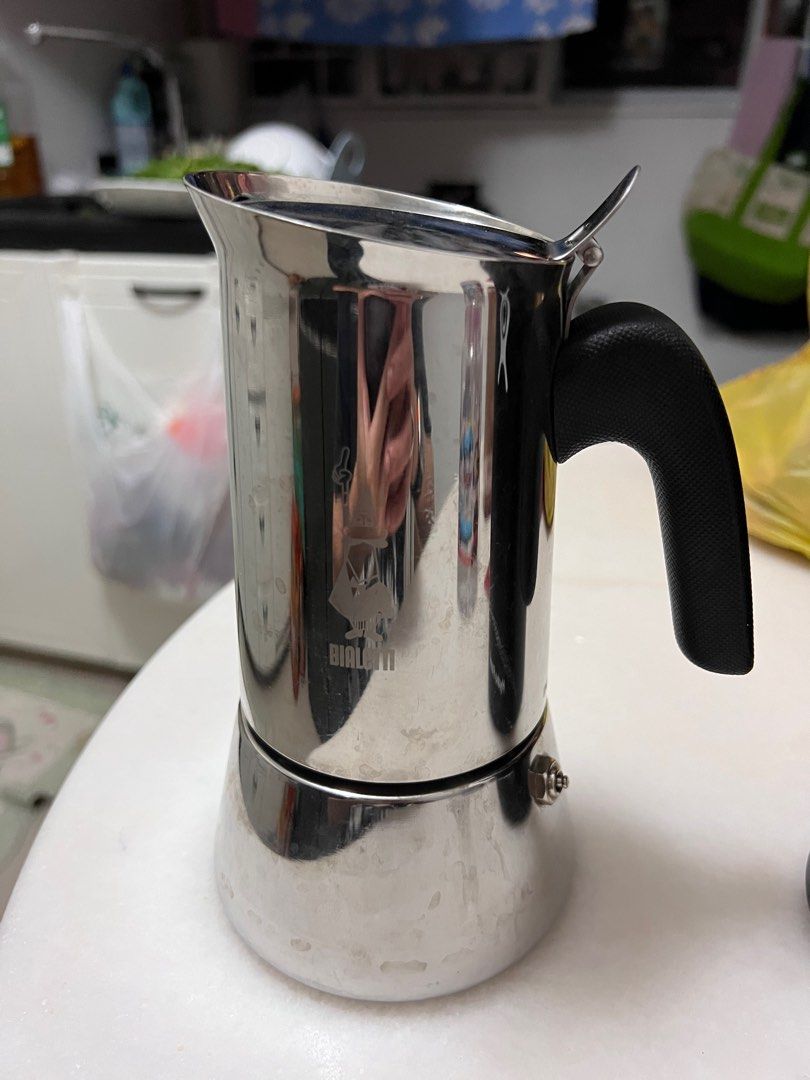 Stainless steel 6 Cup Bialetti Moka Pot, TV & Home Appliances, Kitchen