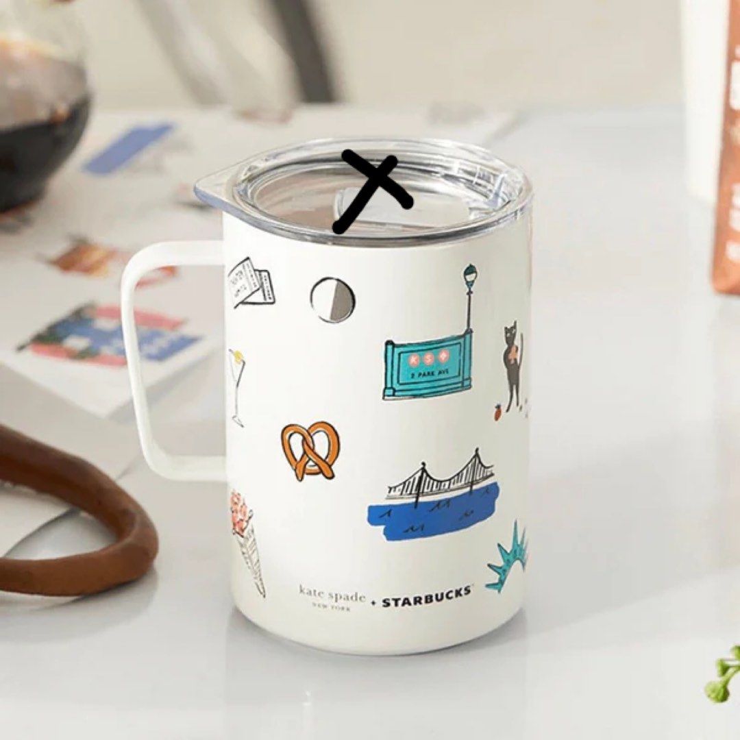 Starbucks Kate spade mug, Furniture & Home Living, Kitchenware & Tableware,  Coffee & Tea Tableware on Carousell
