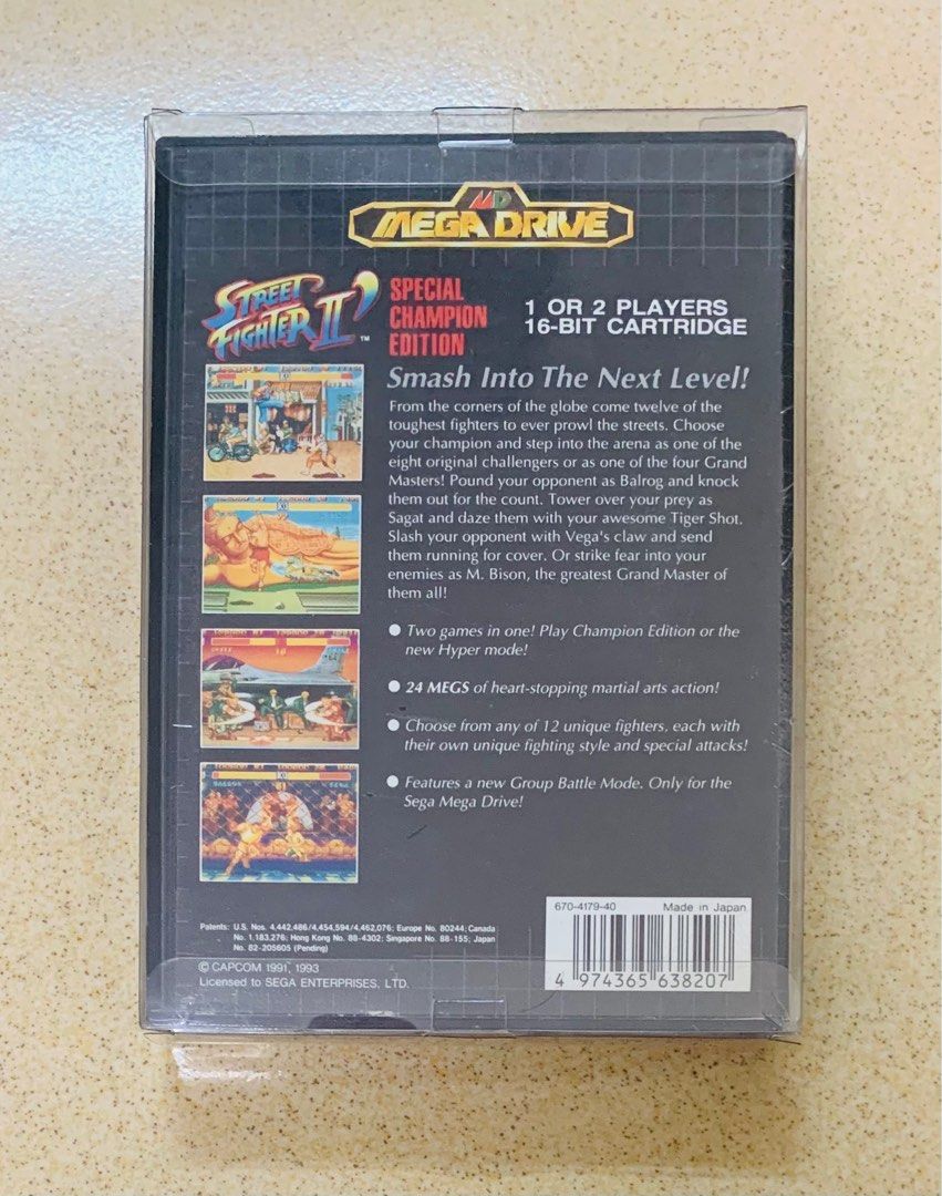 Jeu STREET FIGHTER II – SEGA Mega Drive – Complet – Valras-Plage - Jeux vidéo