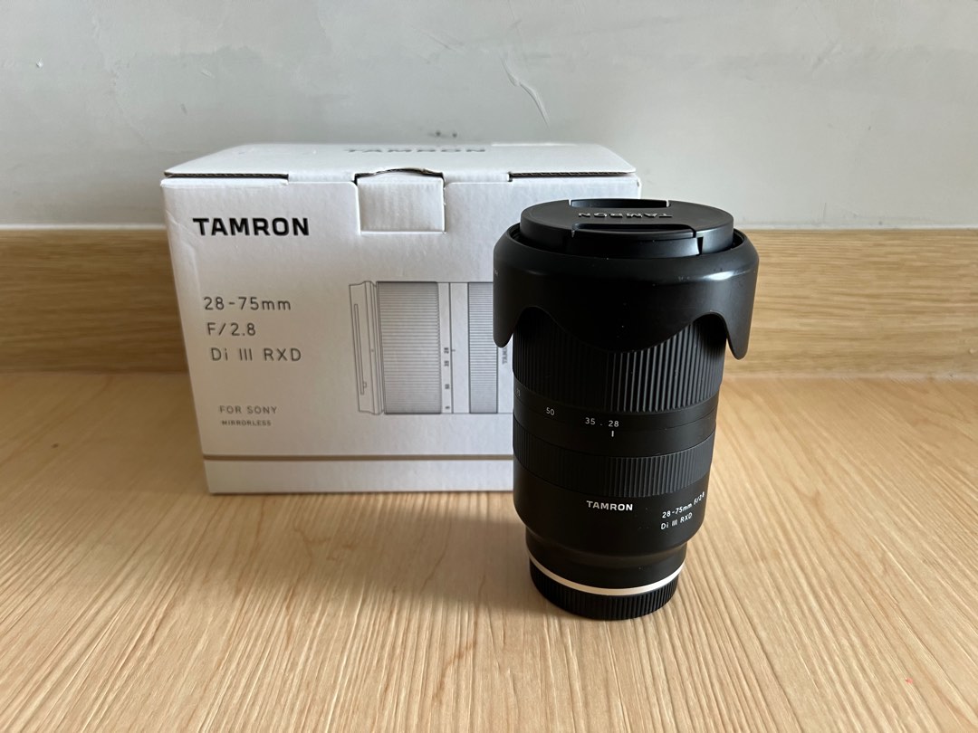 Tamron 2875mm f2.8 Di III RXD full set with box, Photography, Lens