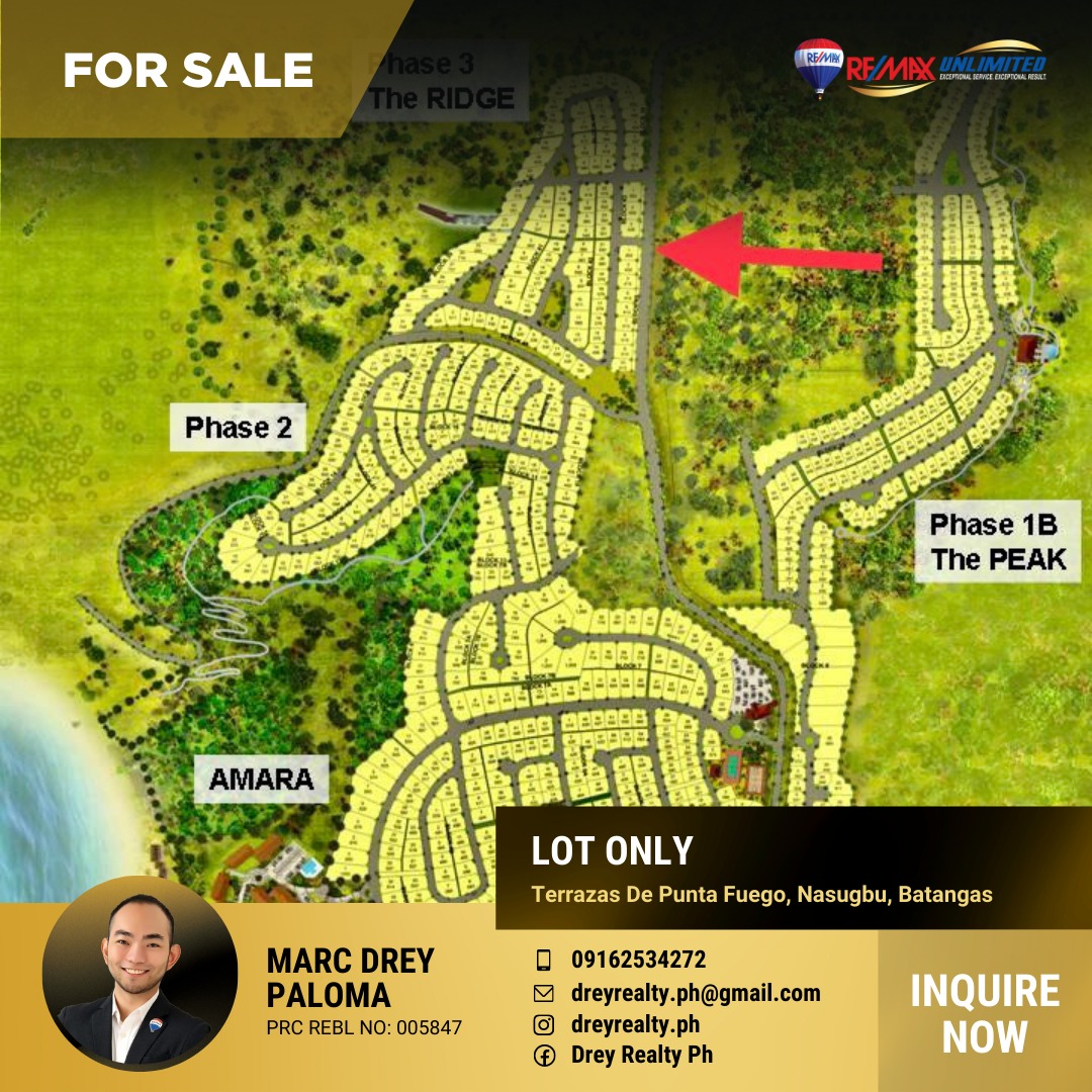 Terrazas De Punta Fuego Lot Only, Property, For Sale, Lot on Carousell
