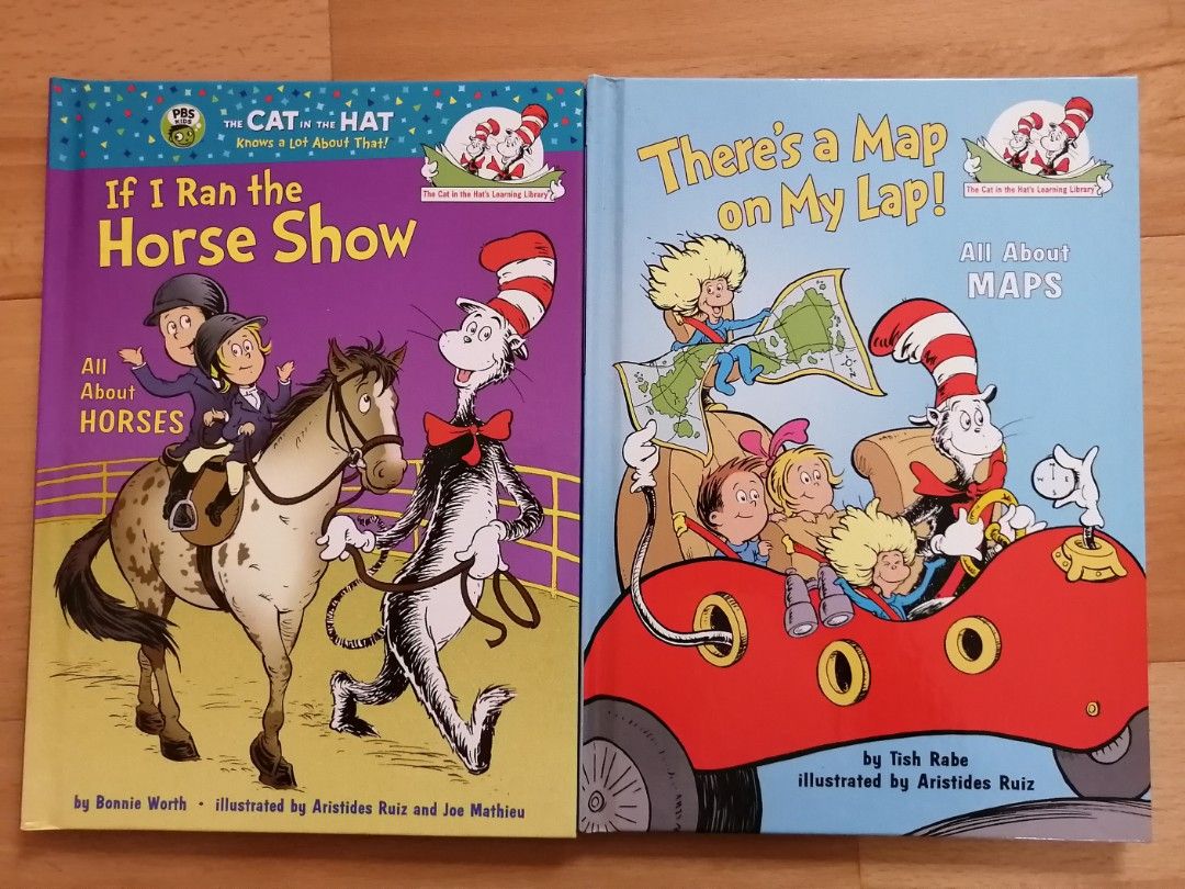The Cat in the Hat Learning Library, 興趣及遊戲, 書本 & 文具, 小朋友書 Carousell