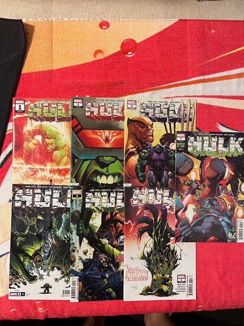 The Hulk #1 - 7 set (Donny Cates), Hobbies & Toys, Books & Magazines,  Comics & Manga on Carousell