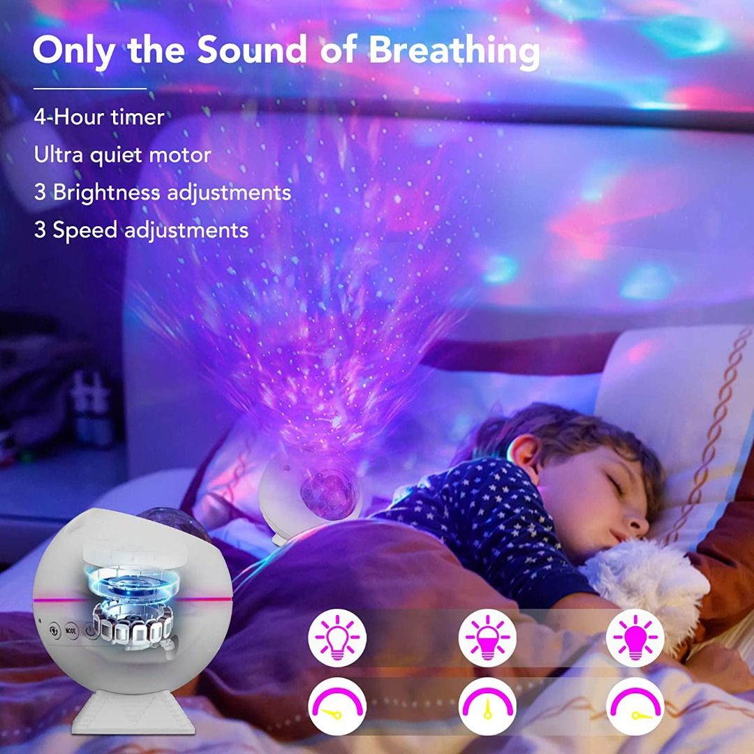 Tobeape Portable Star Projector, Night Light Projector with Remote