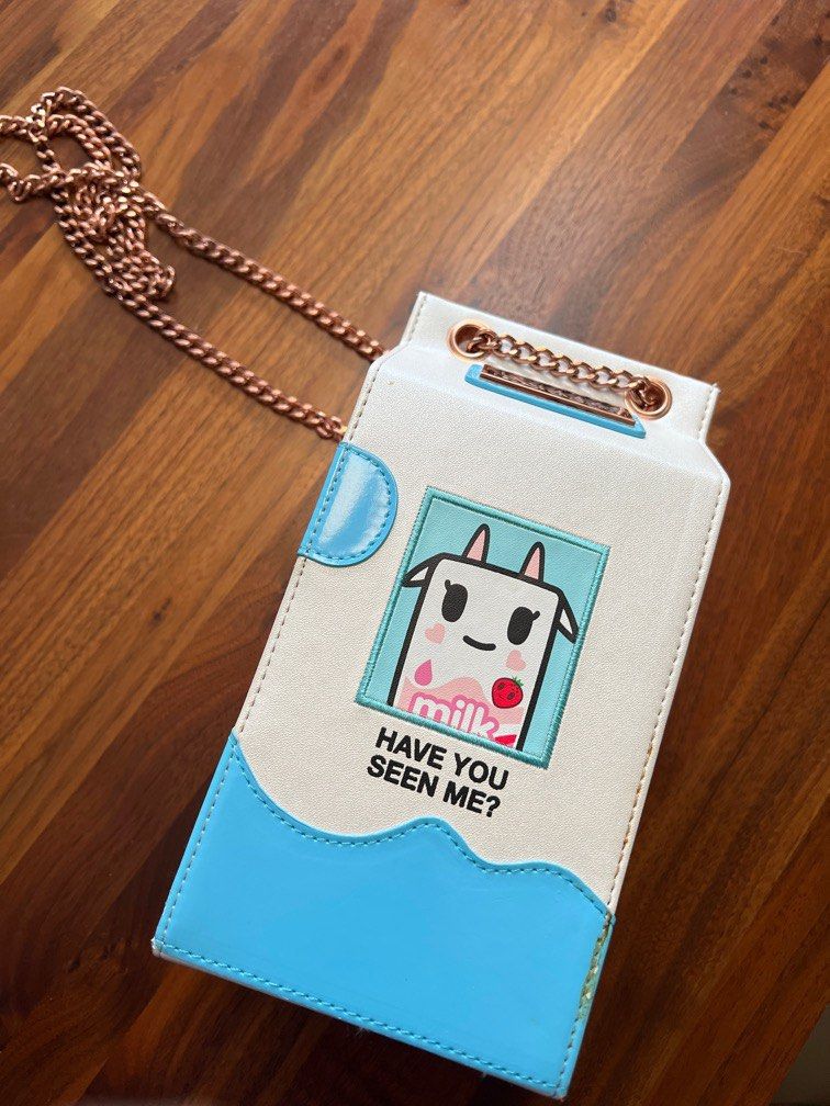Tokidoki milk store carton bag