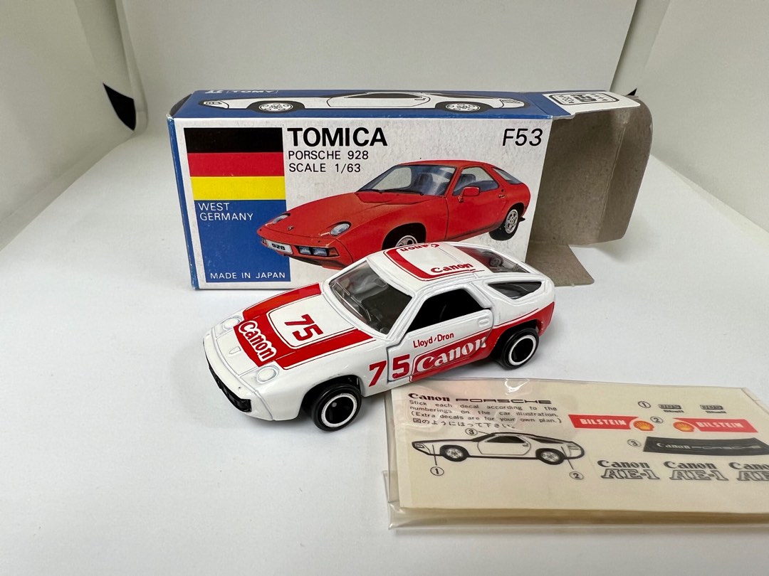 NEW ARRIVAL  TOMICA トミカ キャノン 63 1978 PORSCHE 928 ポルシェ レーシングミニカー 