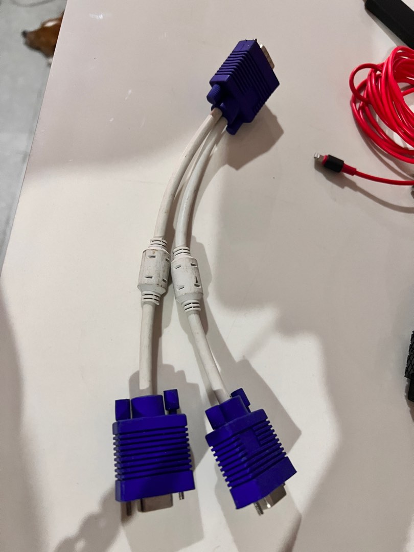 VGA to 2 VGA, Computers & Tech, Parts & Accessories, Computer Parts on ...