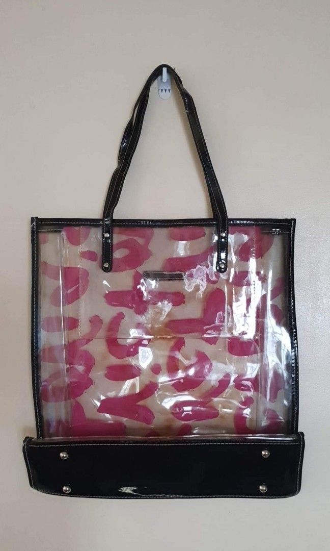 Victoria secret clear on sale tote bag