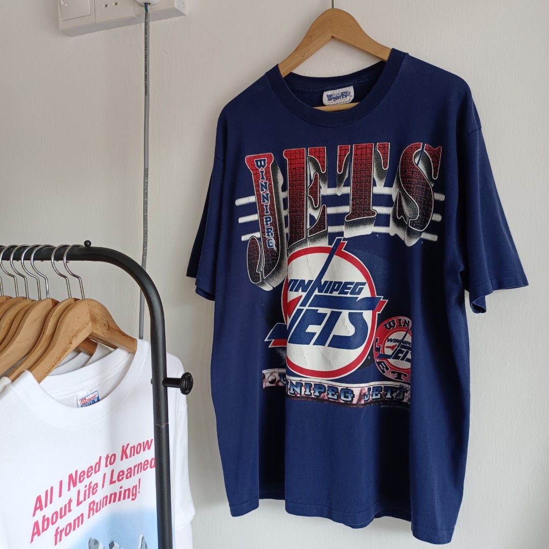 Winnipeg jets vintage t shirt on sale