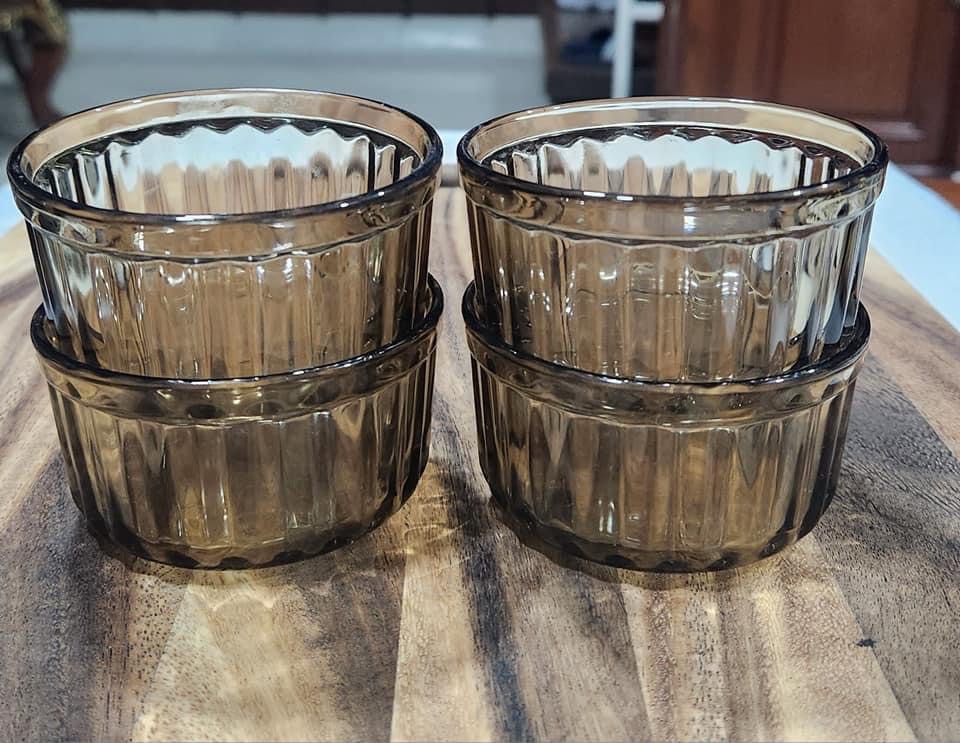 Vintage Arcopal France Ramekin Glass Bowls on Carousell